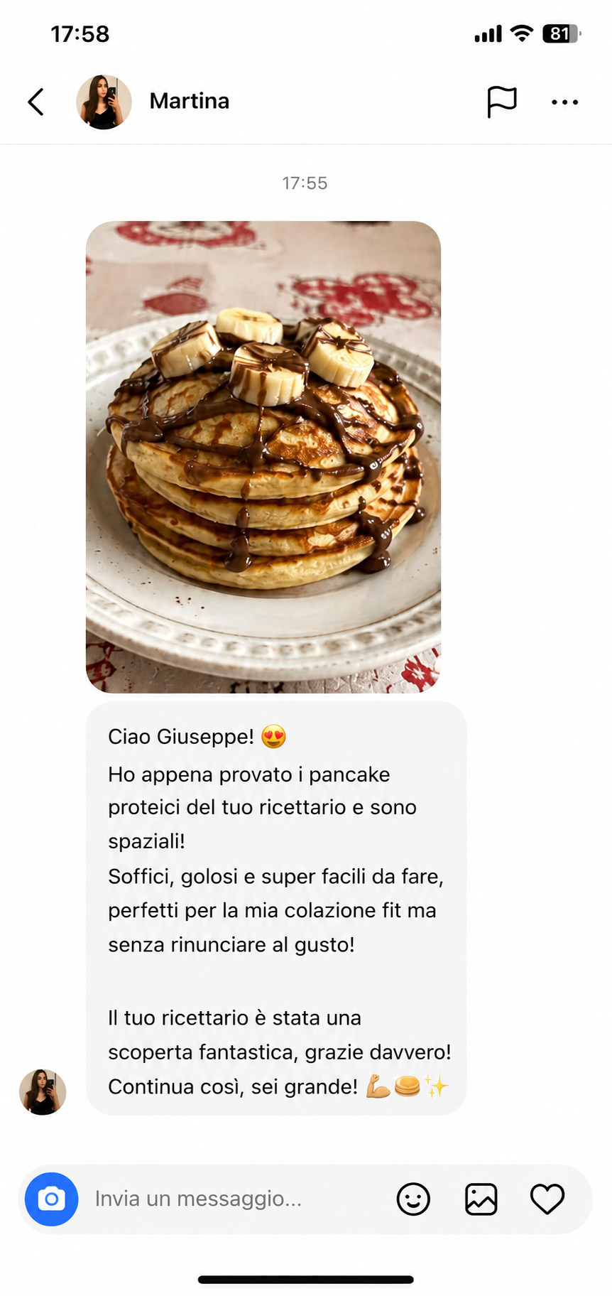 Recensione reale di un cliente del Ricettario Fit Completo