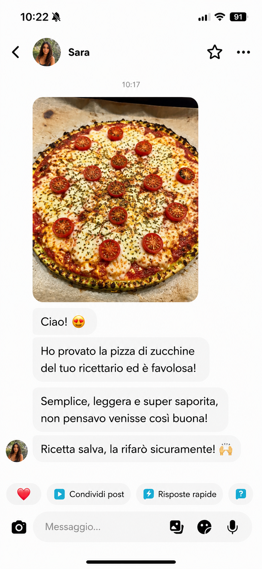 Recensione reale di un cliente del Ricettario Fit Completo