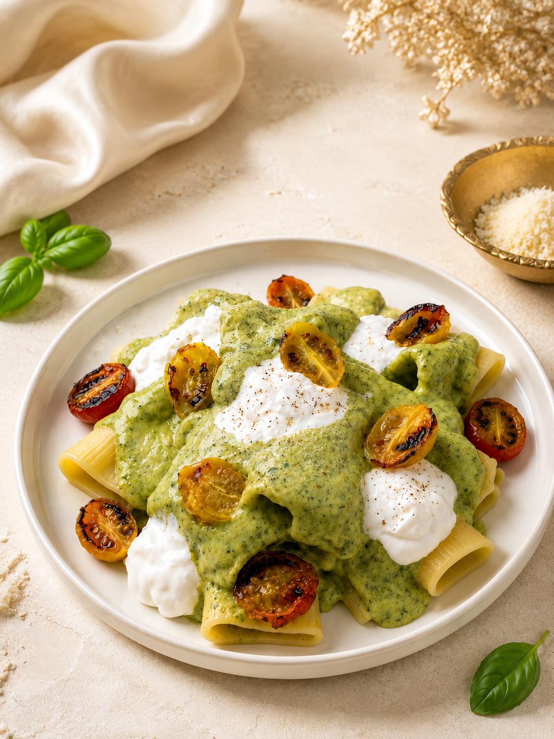 Maccheroni alla Crema di Zucchine
